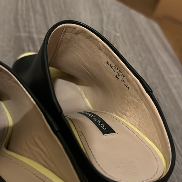 French Connection Randy Leather Mule. Size 38 - Picture 4 of 6